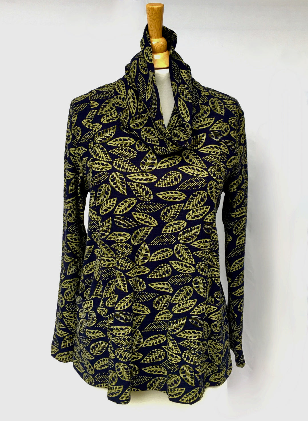 Leaf Cowl Top