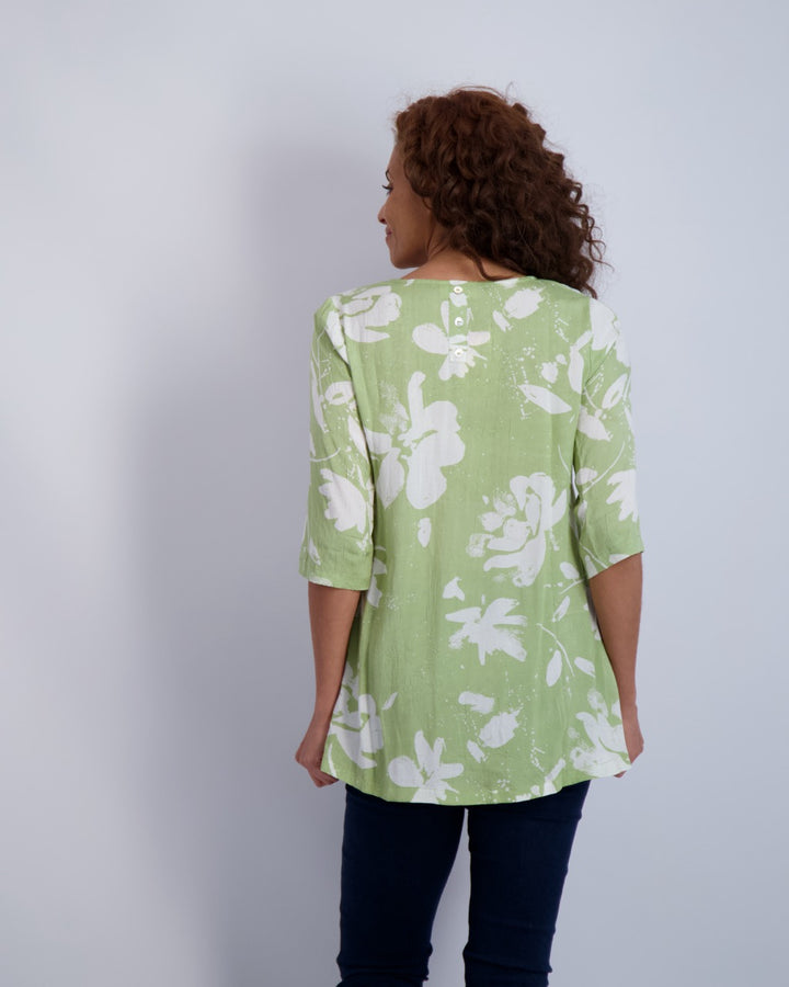 Amaryllis Print Top