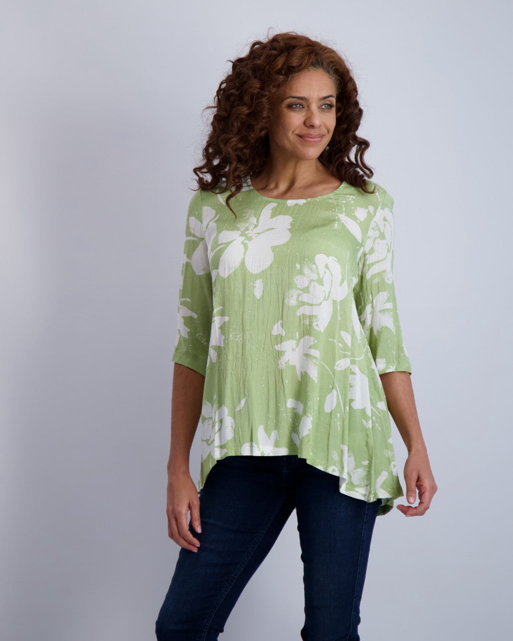 Amaryllis Print Top