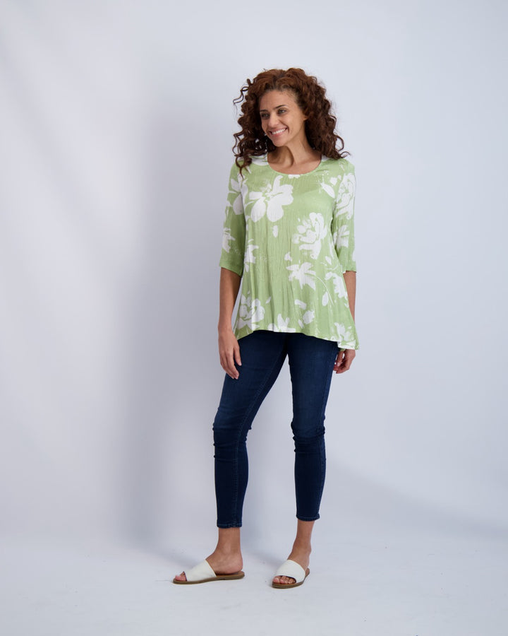 Amaryllis Print Top