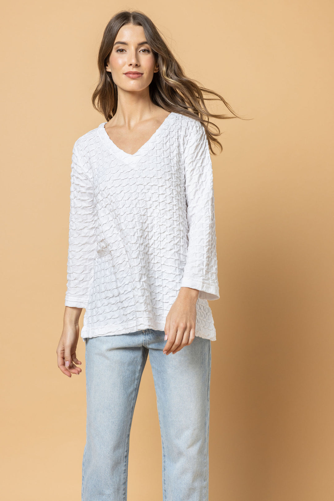 Waffle Weave Top