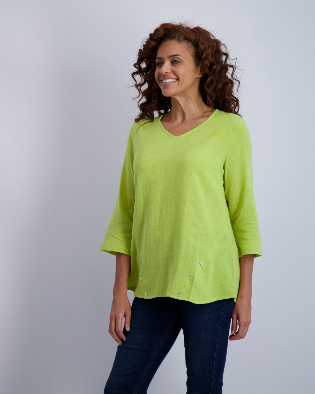 Brighton Gauze V Neck Top