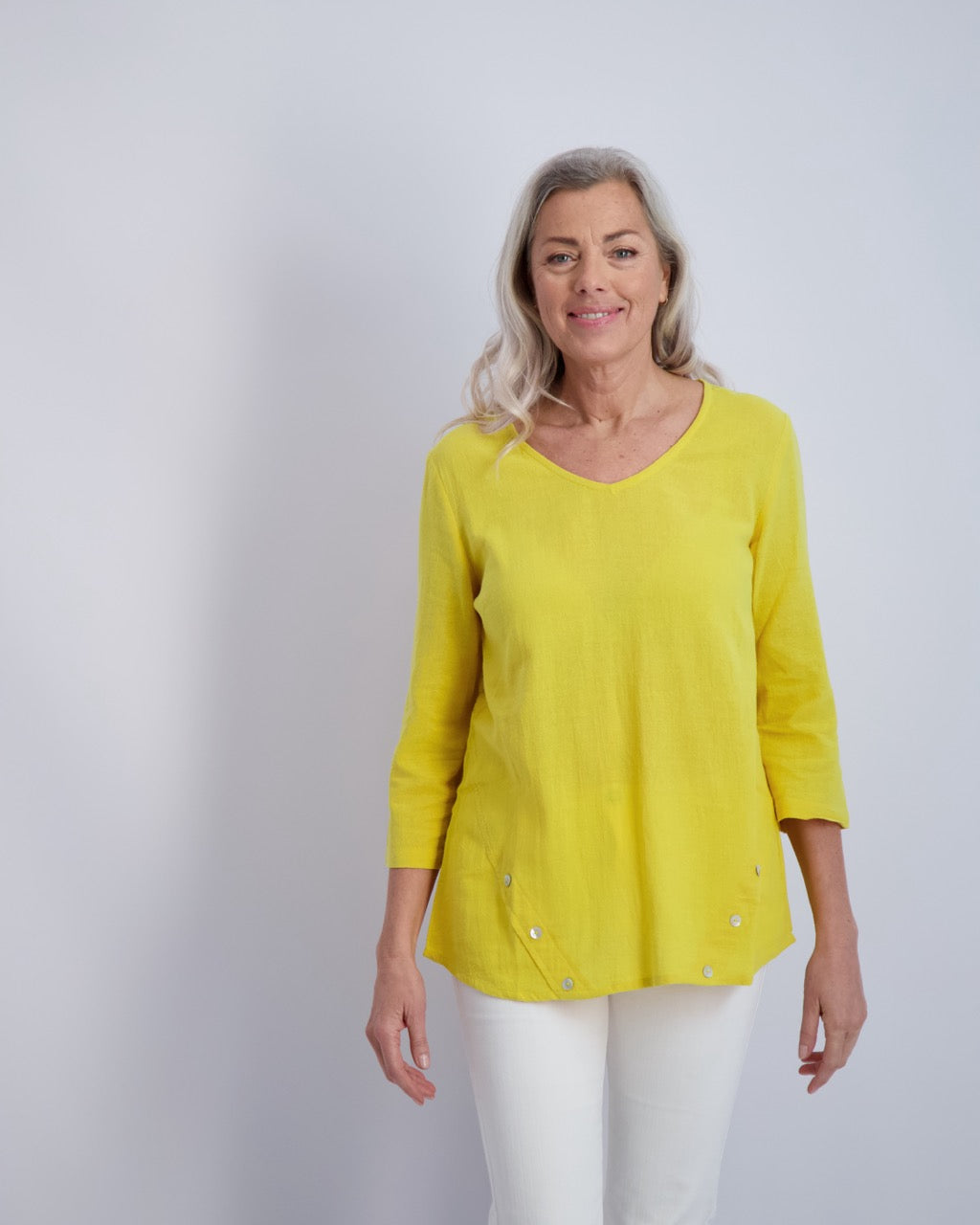 Brighton Gauze V Neck Top