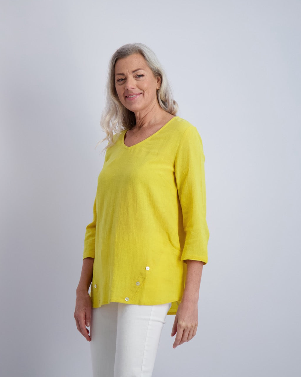 Brighton Gauze V Neck Top