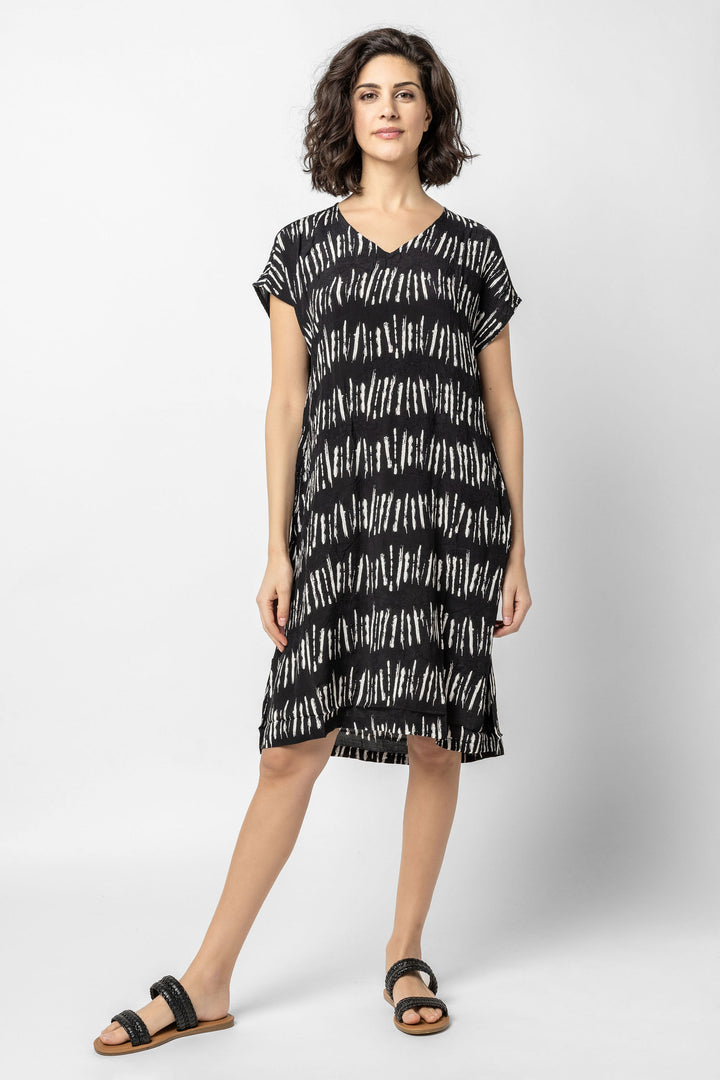 Cora Print Crushed Dress