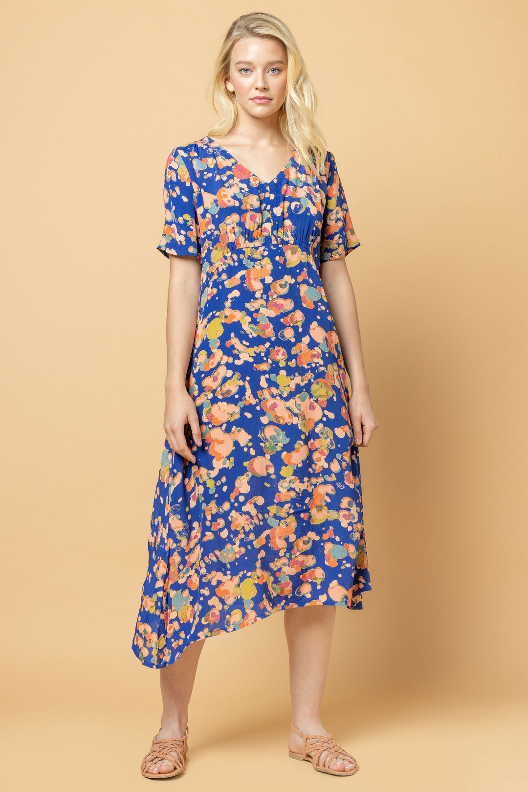 claude midi dress Khaite Claude Pleated Ruffle Strapless Midi Dress