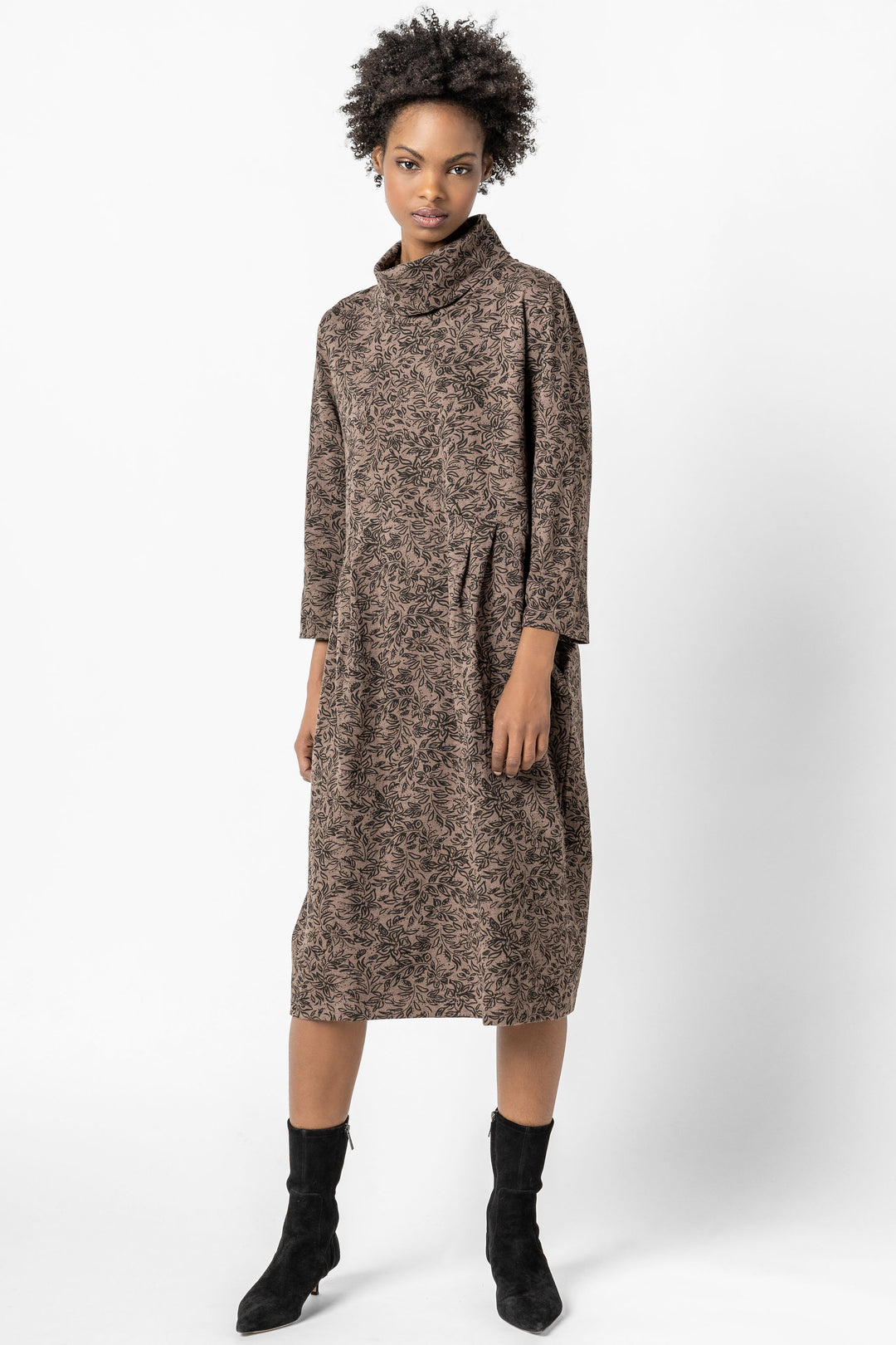 Daphne Print Jersey Dress