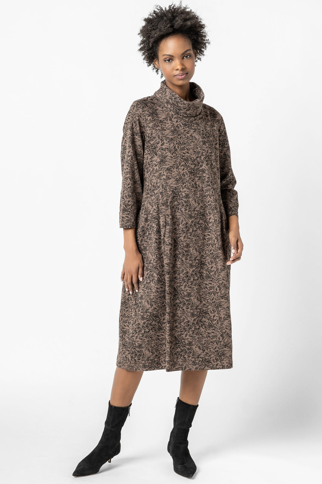 long sleeve daphne dress Walker & Wade Daphne Dress Purple / XS