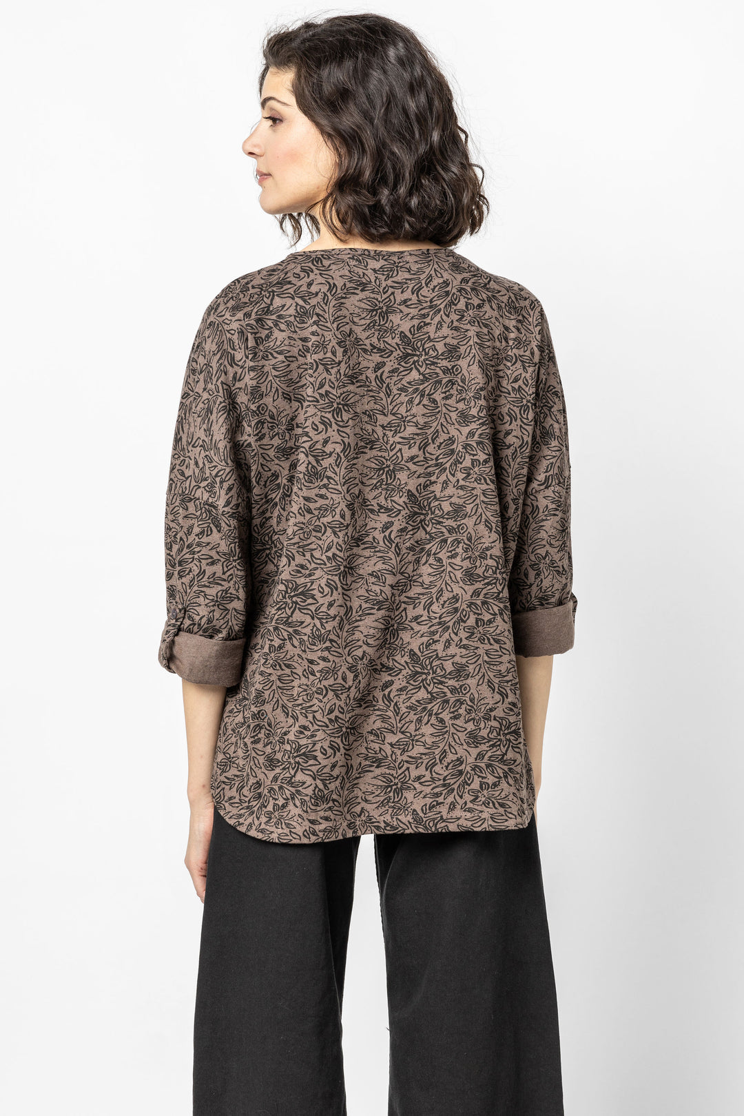 Daphne Print Dolman Top