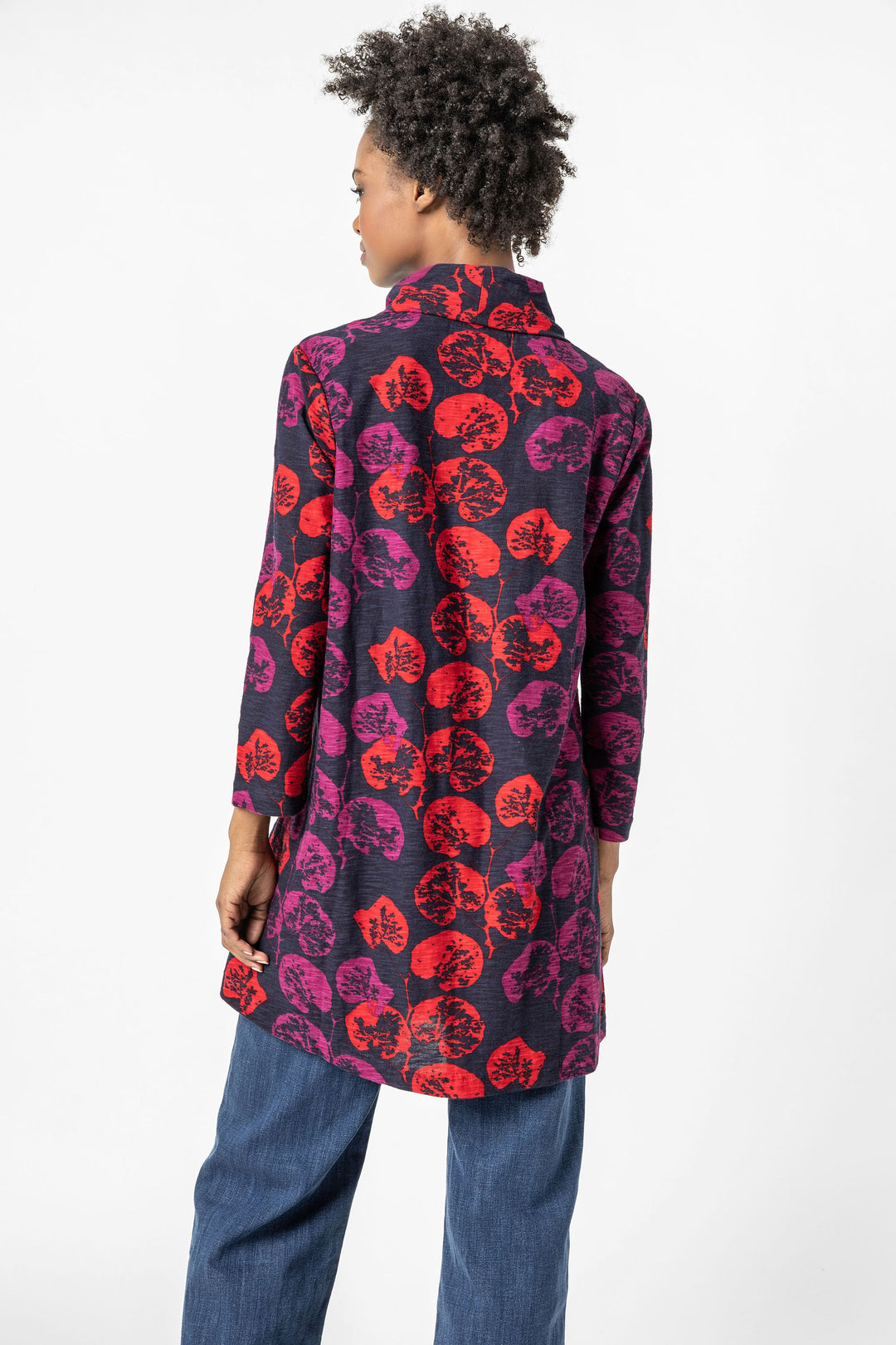 Dorset Print Cowl Tunic