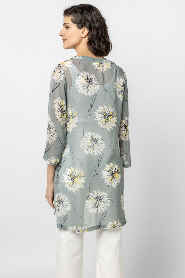 Katrina Print Tunic Top