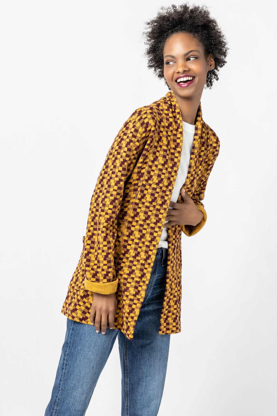 Petra Weave Cardigan Jacket