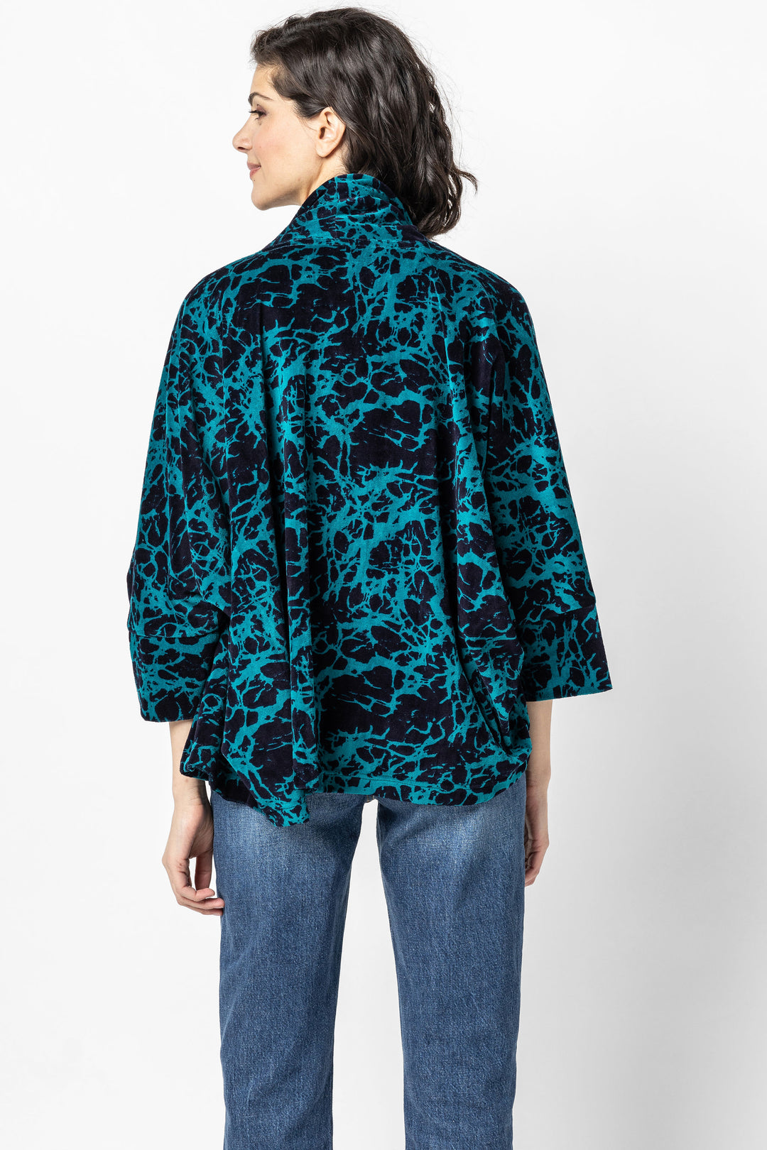 Tamara Velvet Kimono Cardigan Jacket