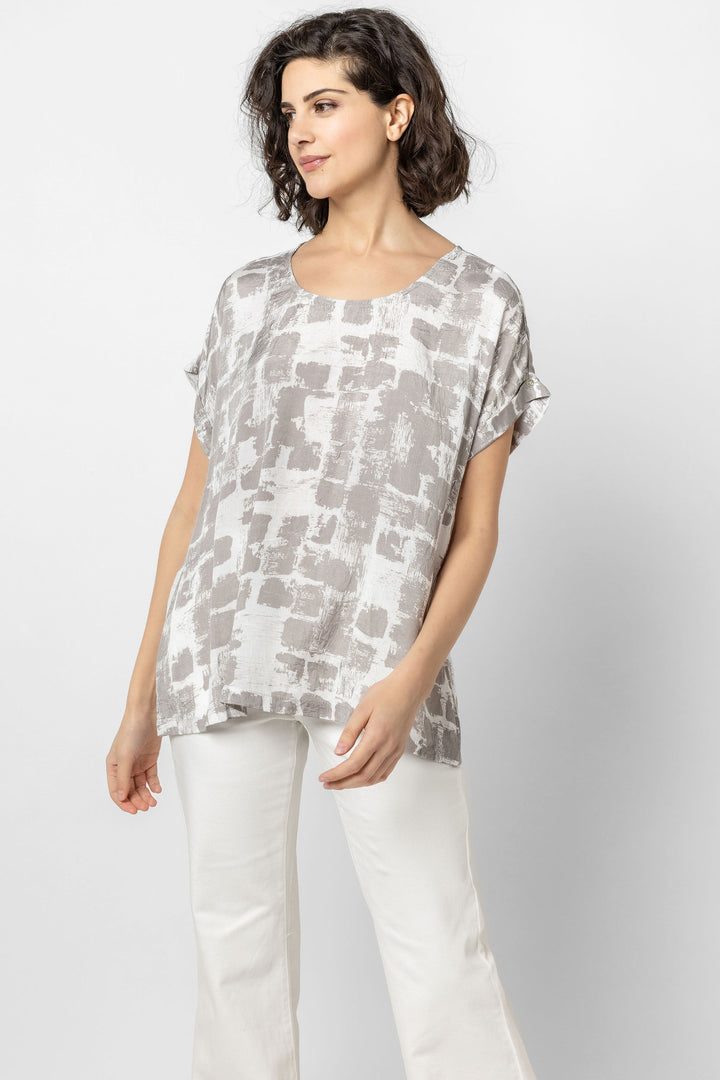 Thea Button Sleeve Top