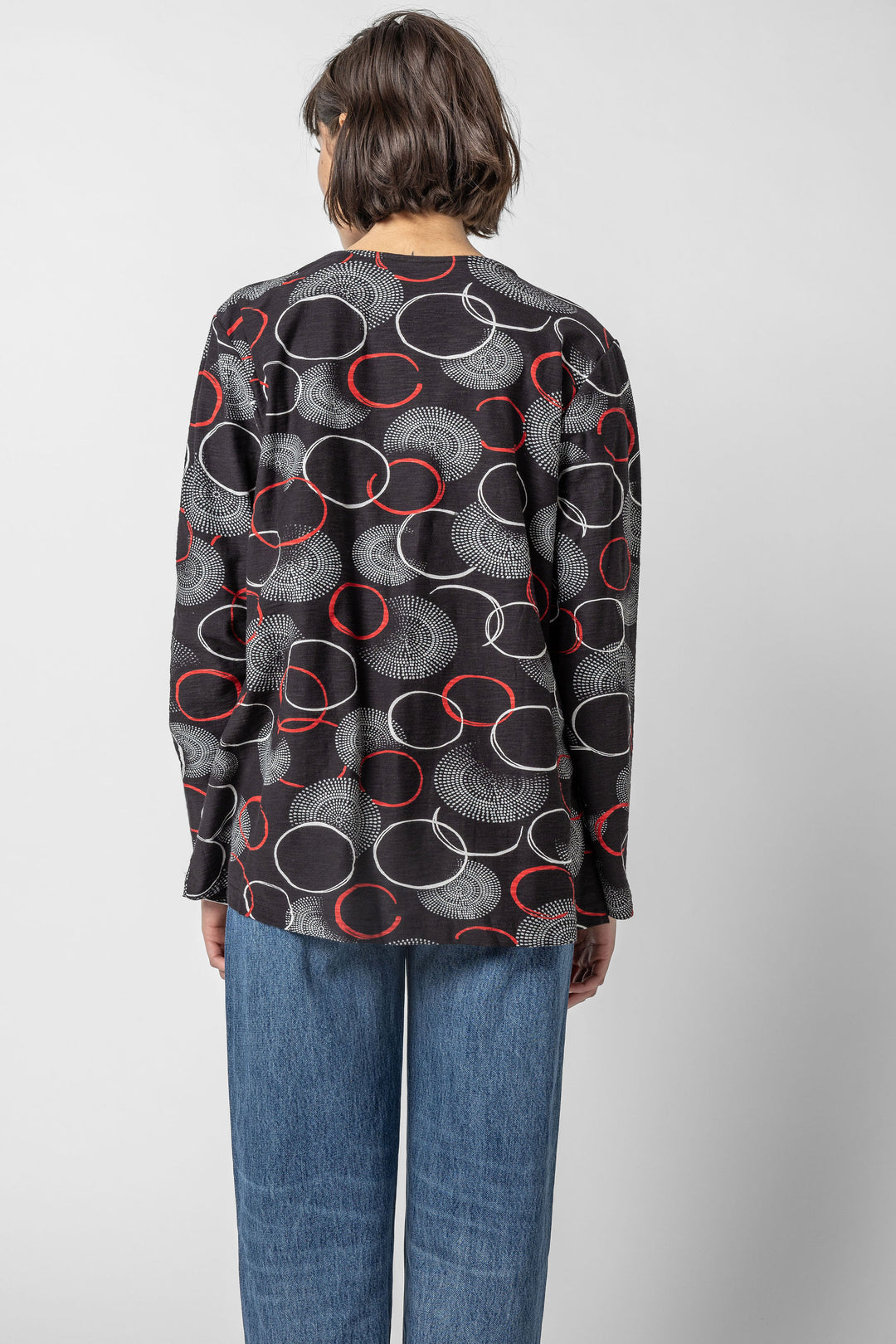 Circle Print Top