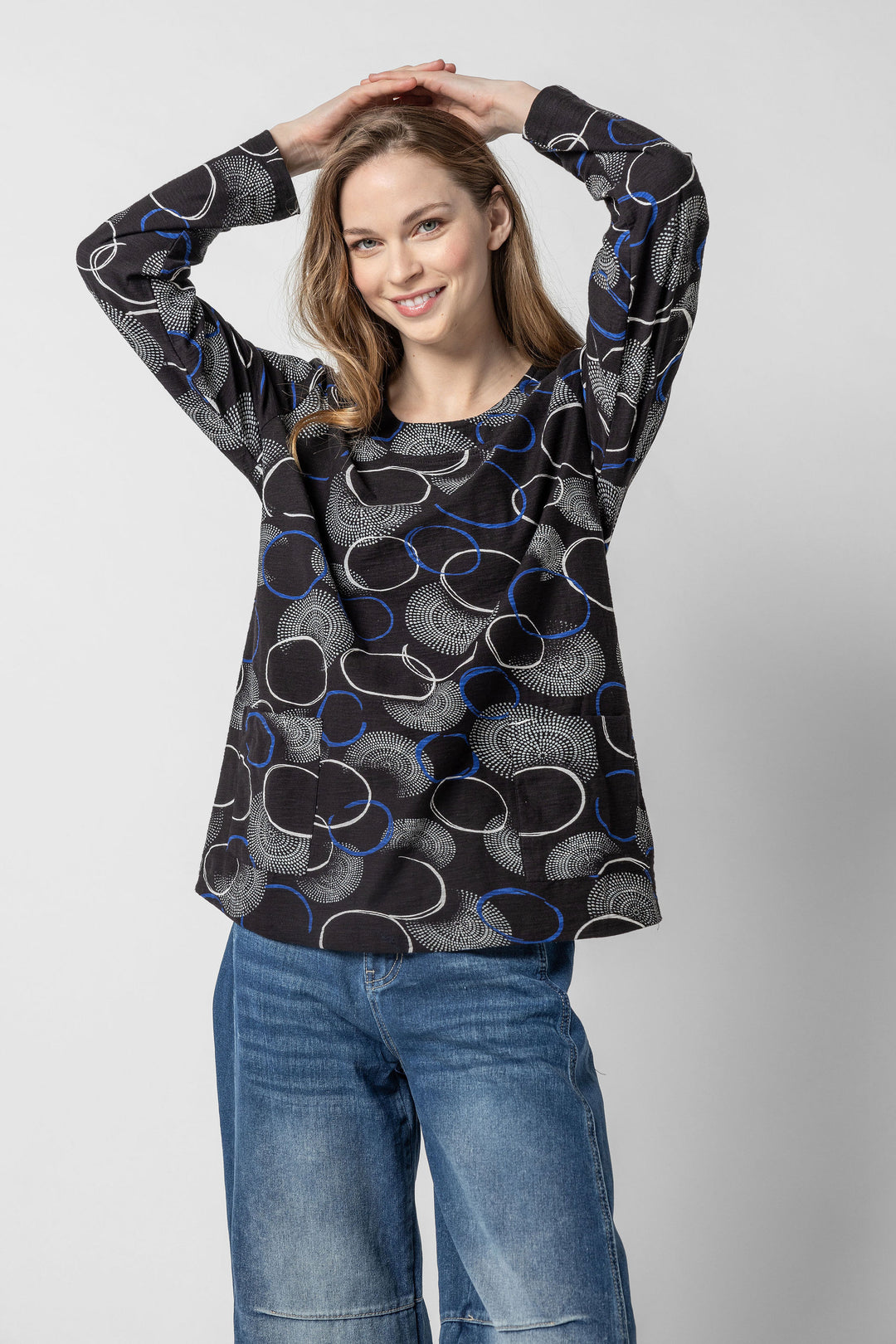 Circle Print Top