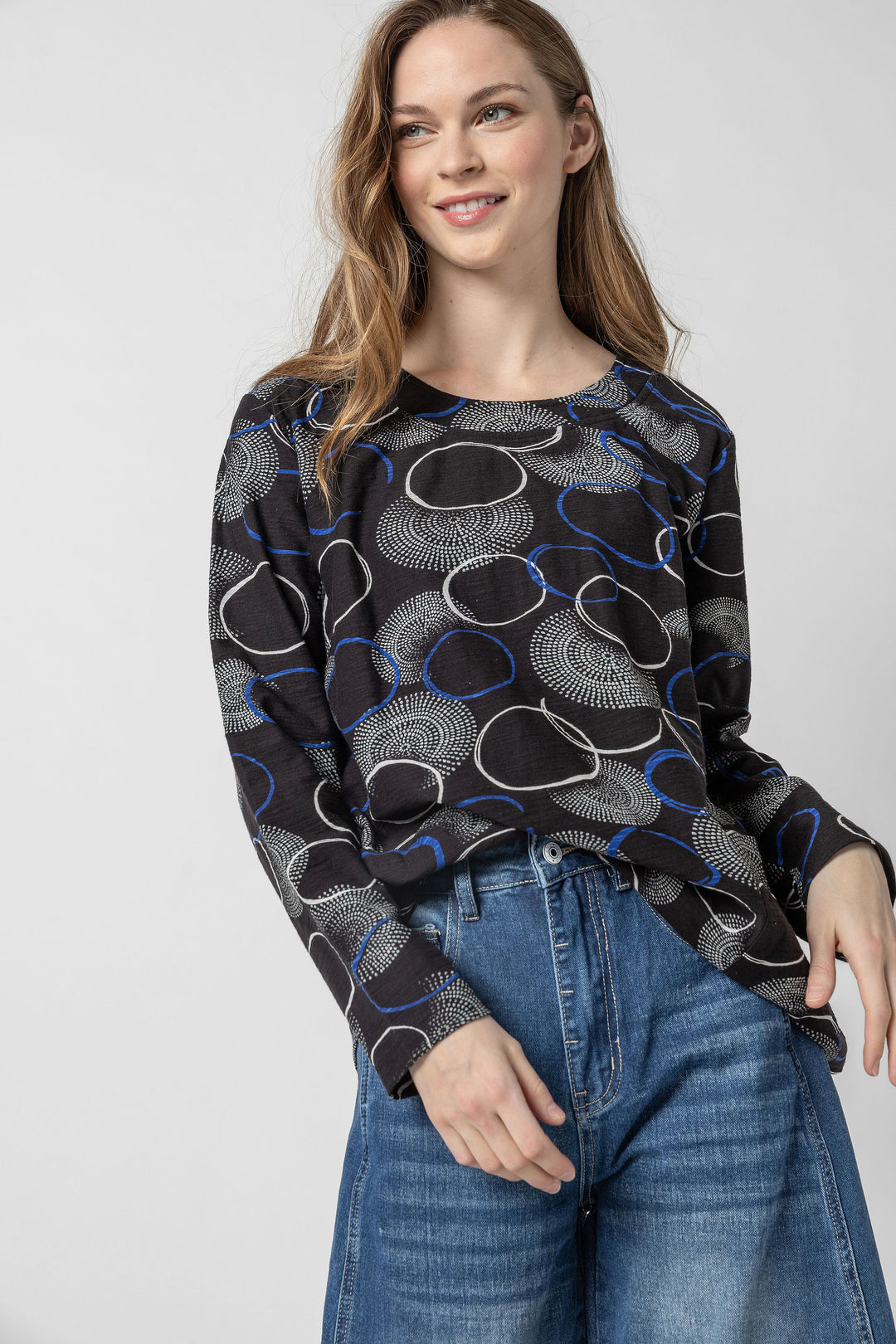 Circle Print Top