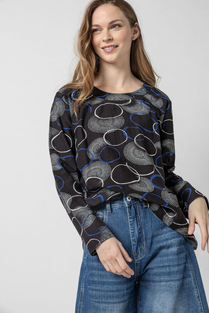 Circle Print Top