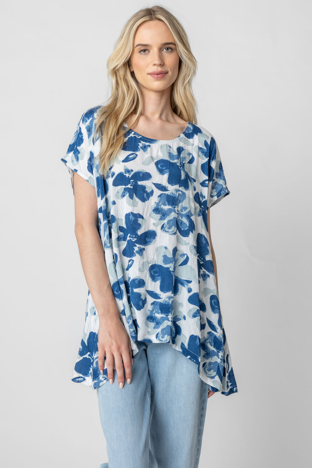 Florian Print Button Back Tunic