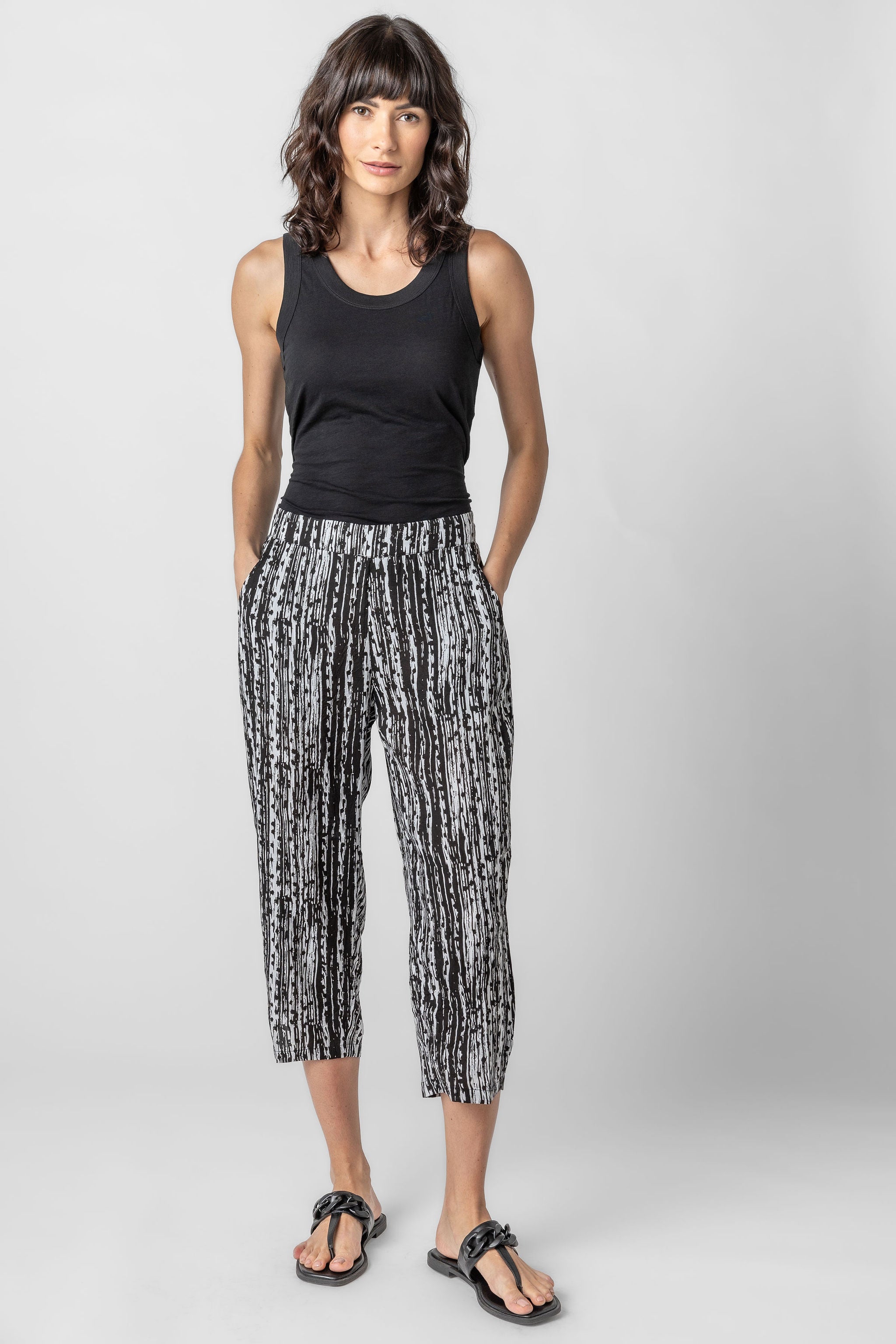 CAPRI RIB PANTS｜SKIRT/PANTS(スカート/パンツ)｜CLANE