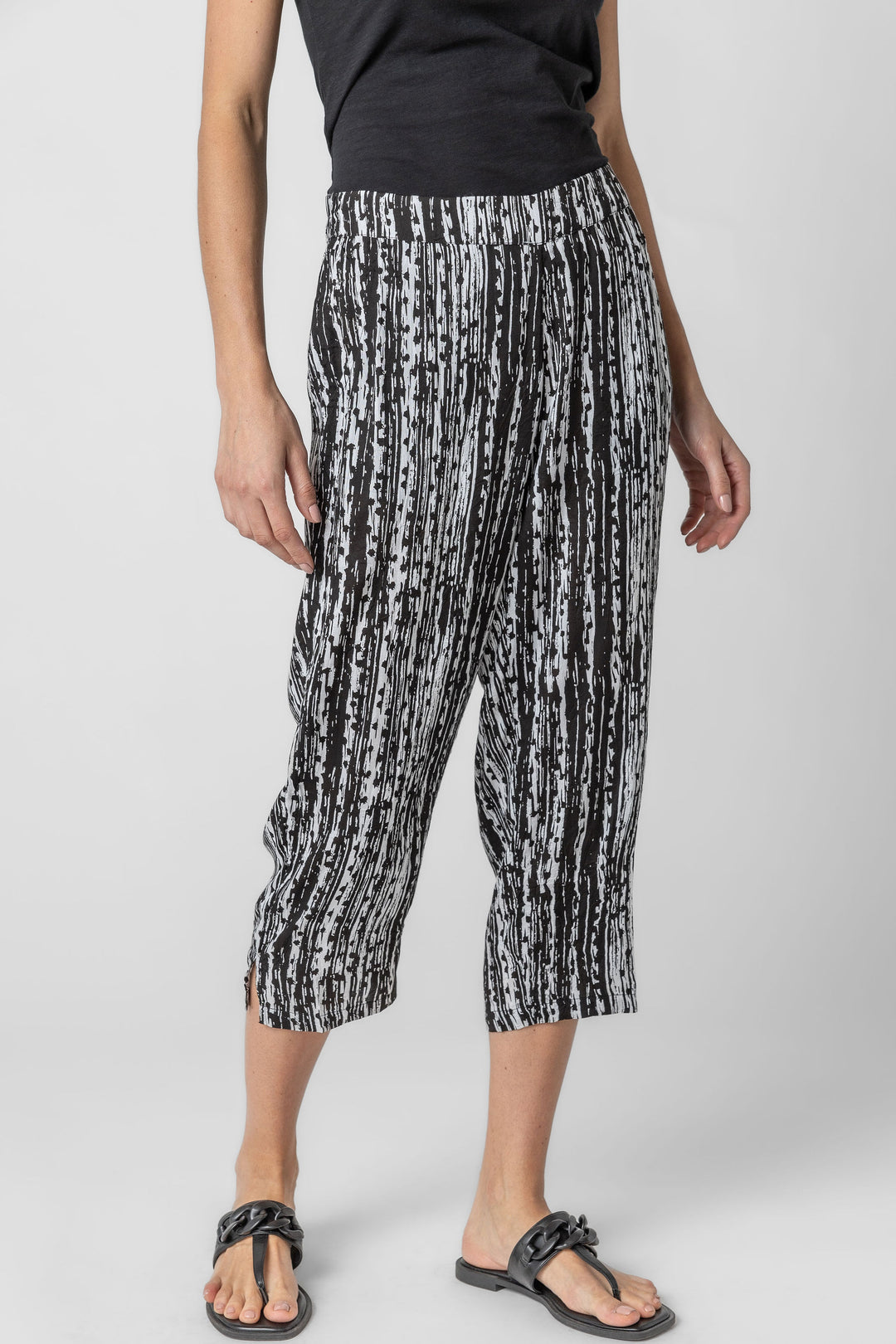 Grafton Print Capri Pant