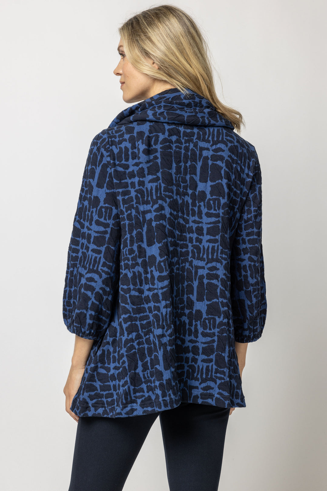 Metro Weave Tunic with Scarf