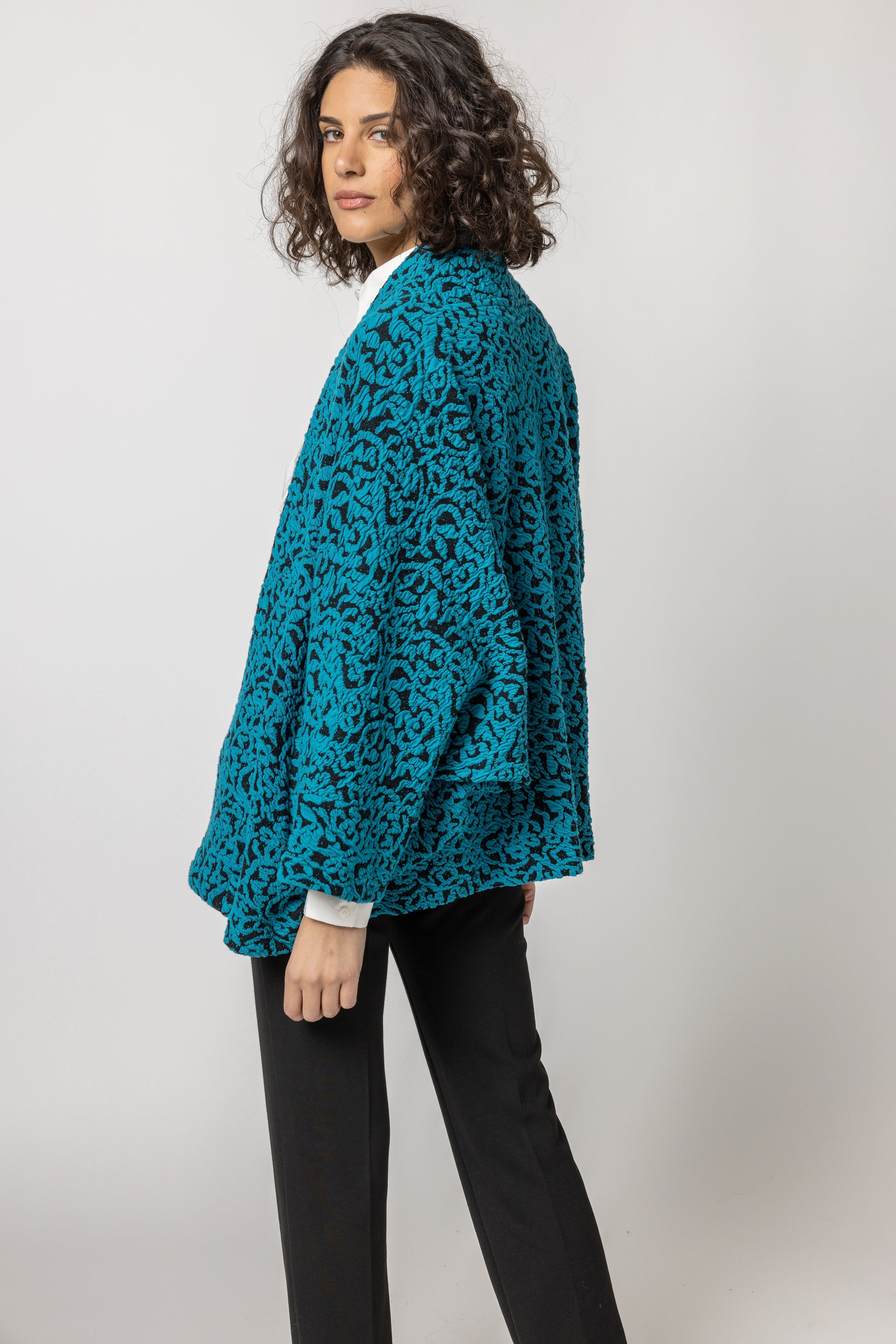 Vintage Texture Weave Kimono Cardigan Jacket – Komil Clothing