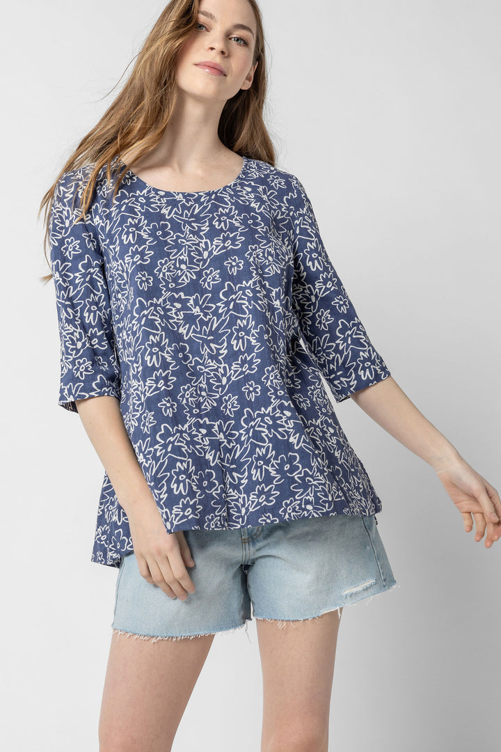Lillian Print Top