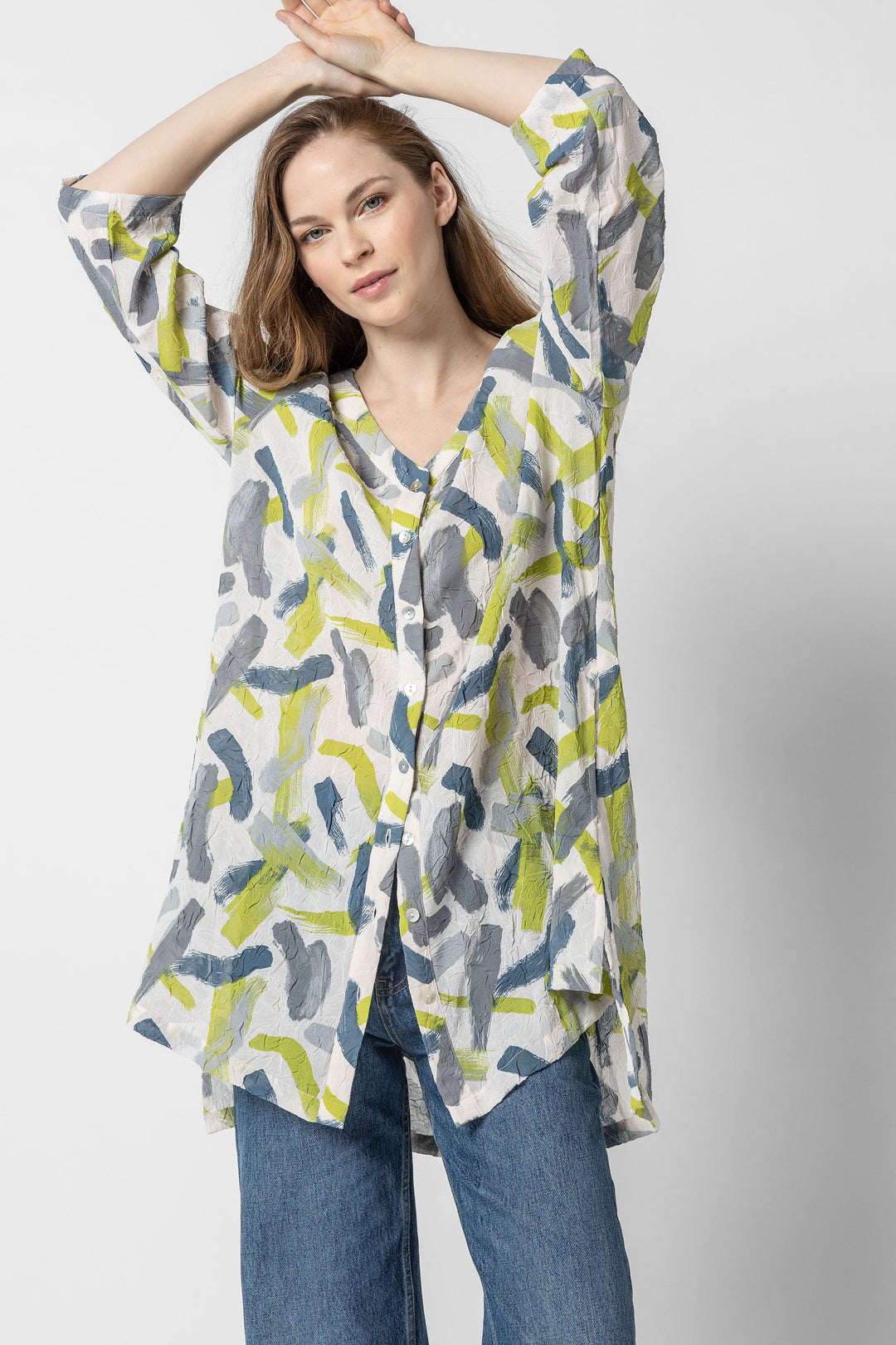 Monsoon Print Tunic Top