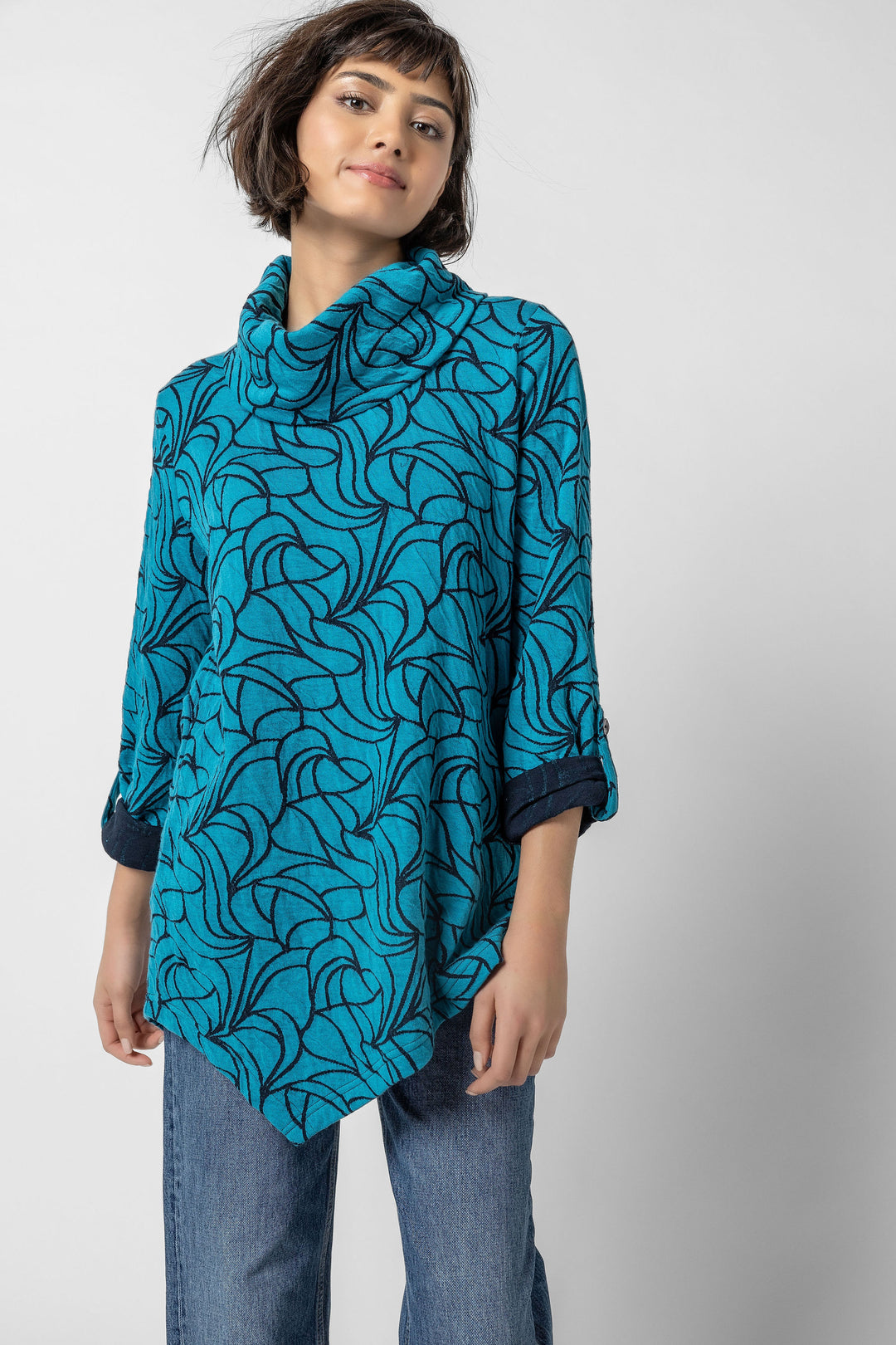 Petal Cowl Tunic