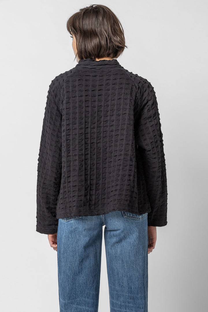 Solid Waffle Crew Top