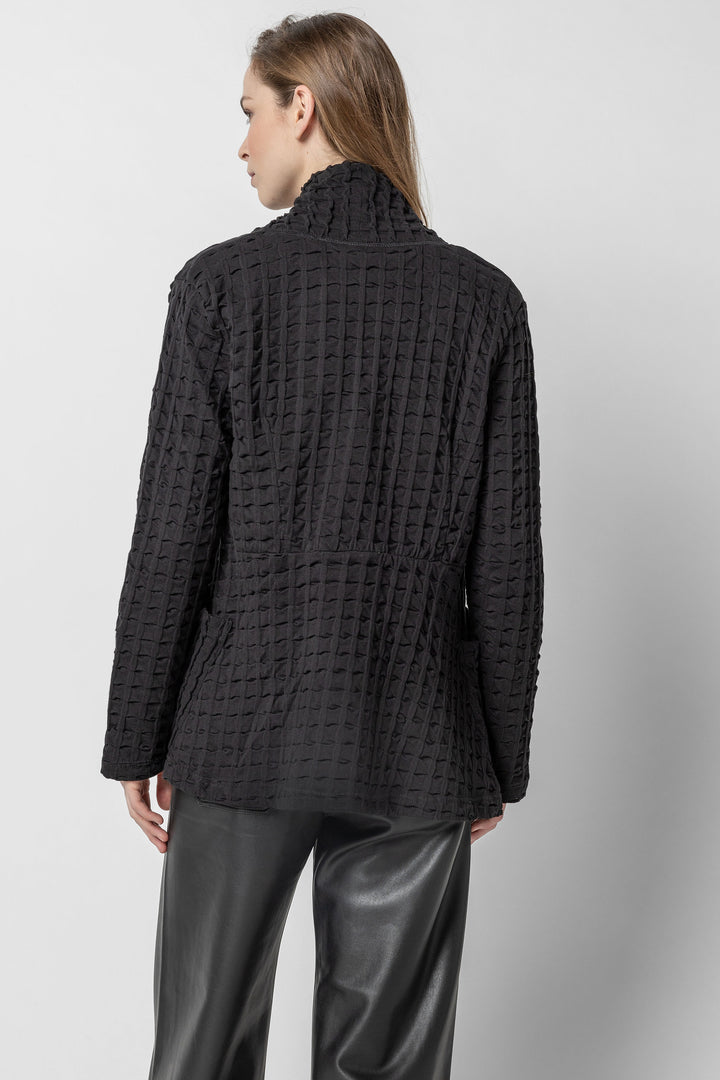 Waffle Open Cardigan