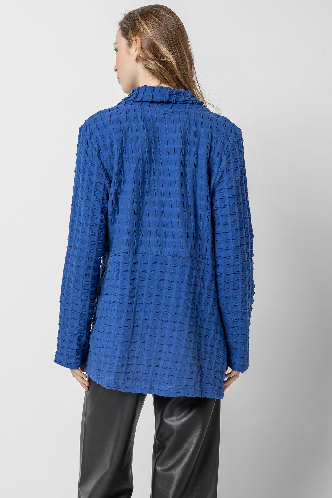 Waffle Open Cardigan