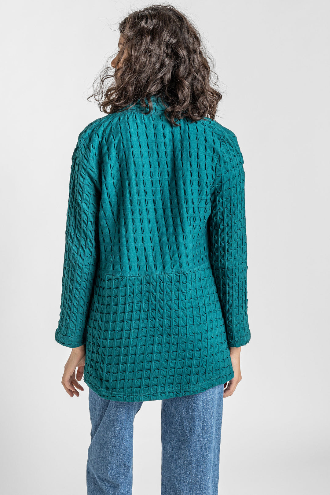 Waffle Open Cardigan