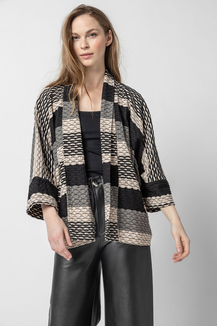 Zig Zag Kimono Cardigan Jacket